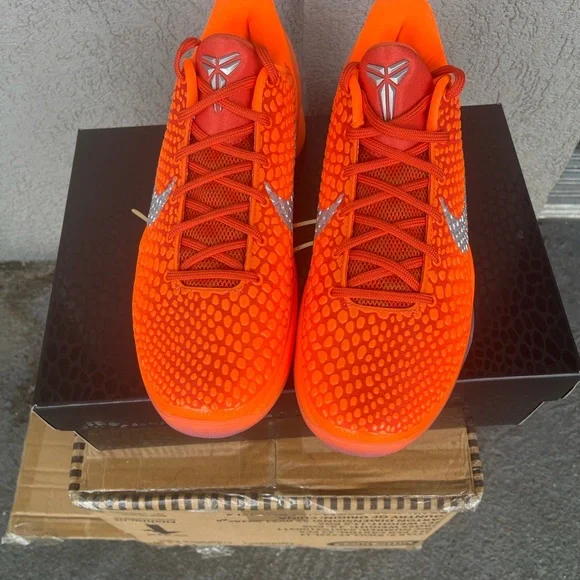 Nike Kobe 6 Protro WNBA All-Stars Total Orange Metallic Silver New Release